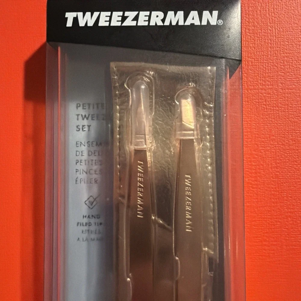 Tweezerman Petite Tweezer Set Rose Gold 4048-RSGR New in Box Sealed
